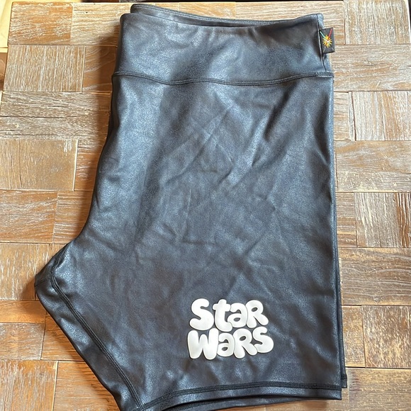 Star Wars Disney Parks Faux Leather Biker Shorts🖤 - Picture 6 of 11